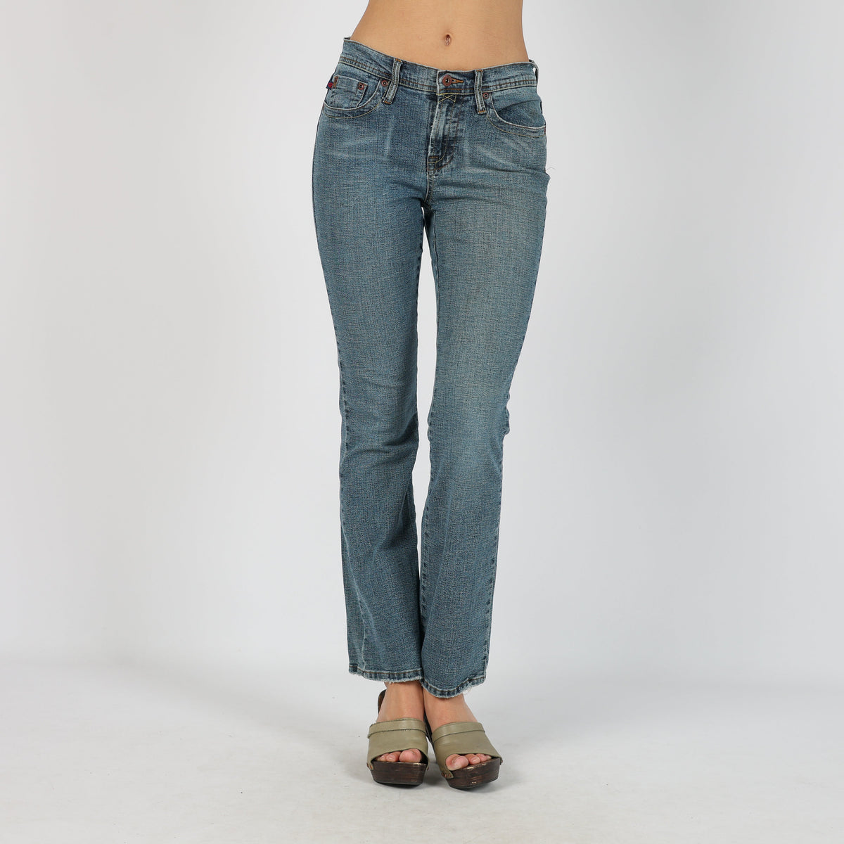 Blue Y2K Bootcut Jeans (S)