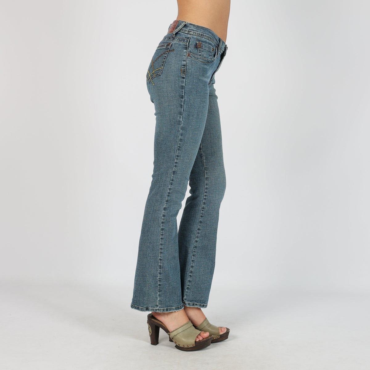 Blue Y2K Bootcut Jeans (S)