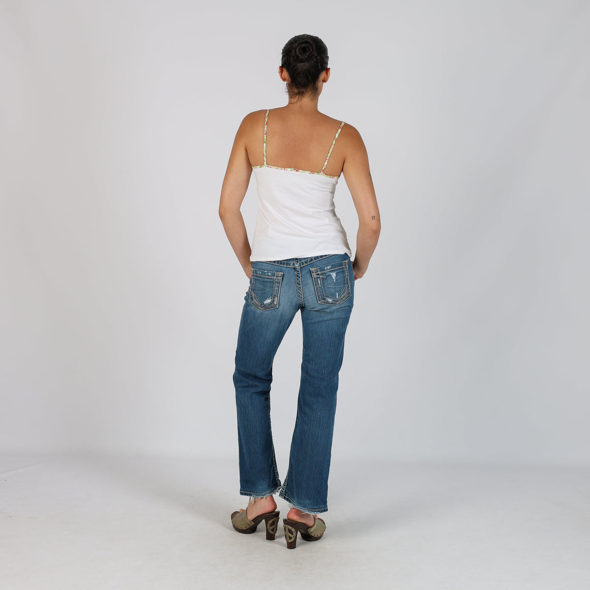 Blue Y2K Bootcut Jeans (S)