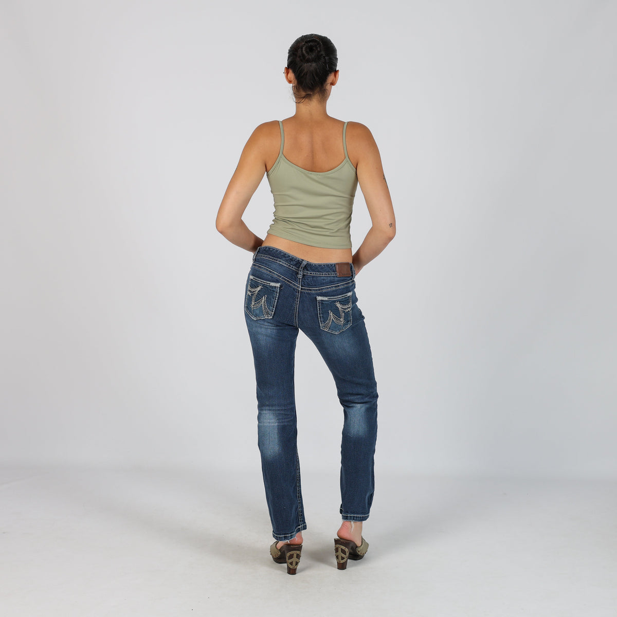 Blue Y2K Maurices Bootcut Jeans (M)