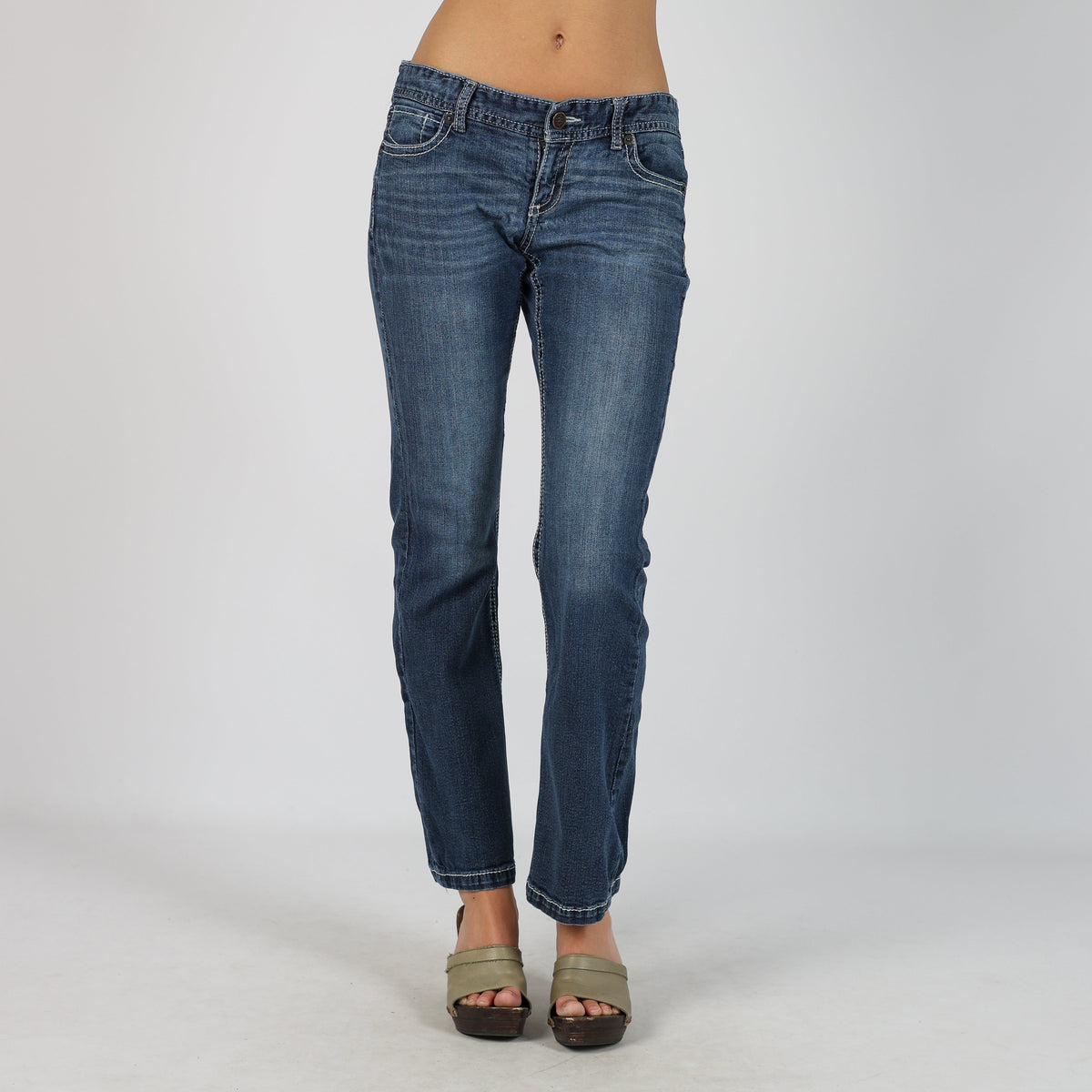Blue Y2K Maurices Bootcut Jeans (M)