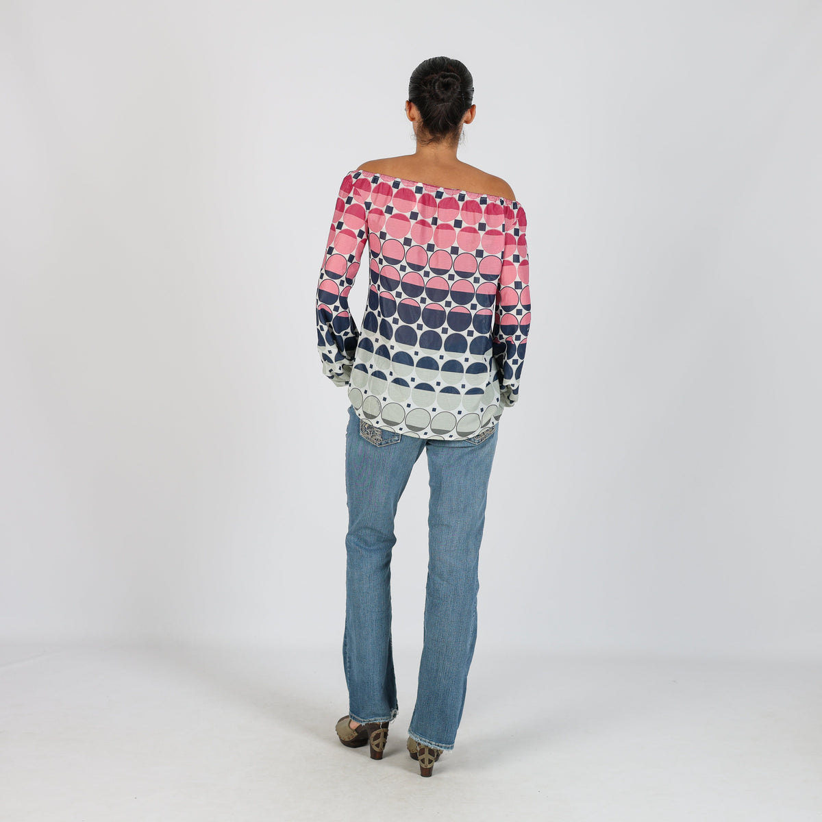 Blue Y2K Rhythm in Blues Bootcut Jeans (S)