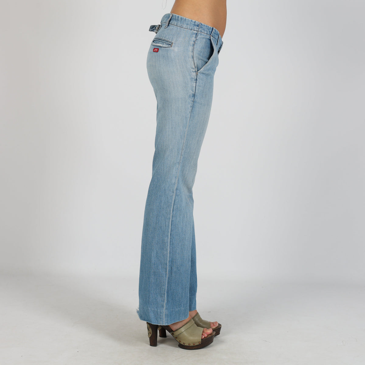 Light Blue Y2K Miss Sixty Bootcut Jeans (XS)