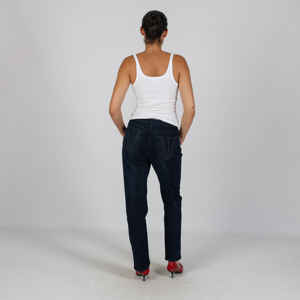 Blue Y2K Mom Jeans (6)