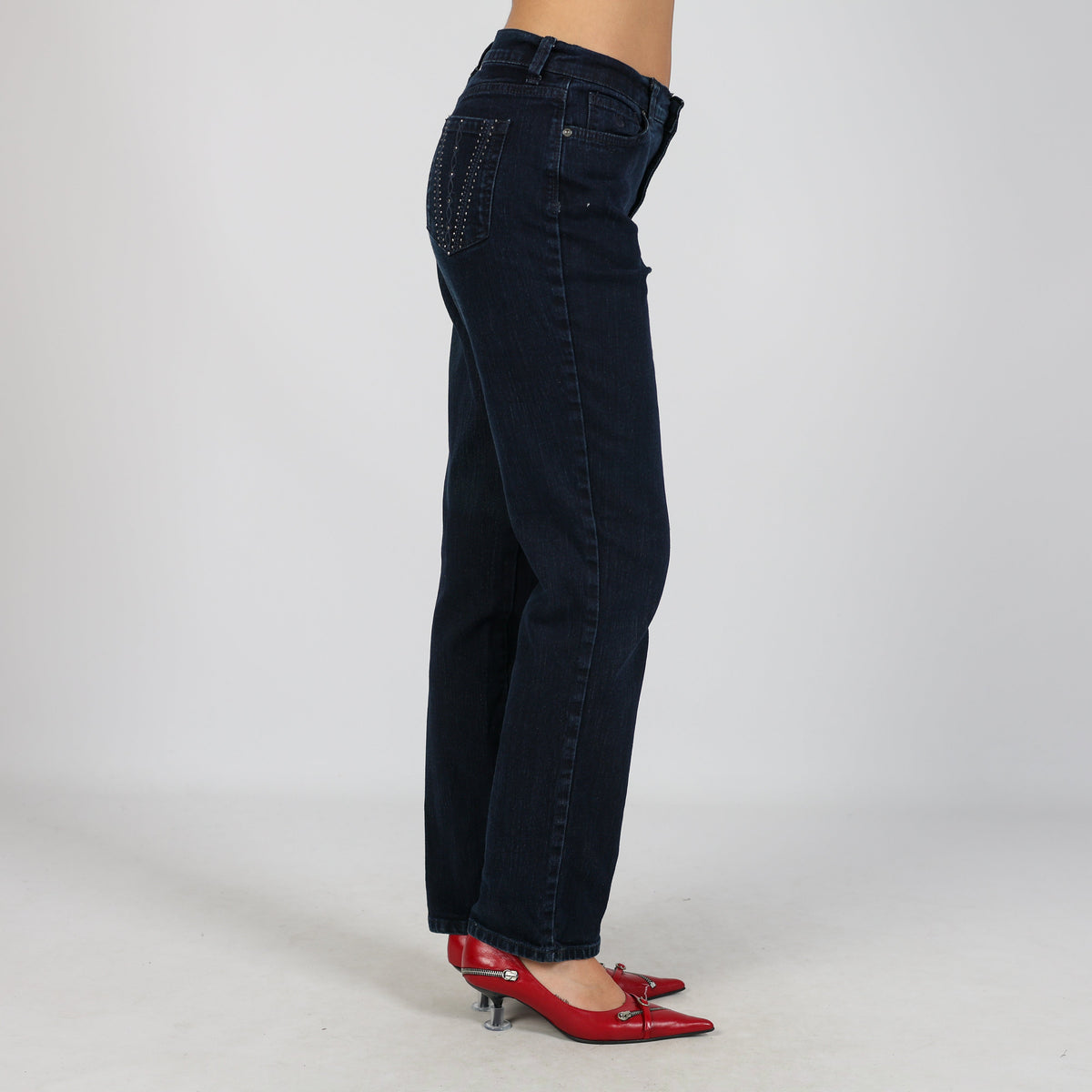 Blue Y2K Mom Jeans (6)