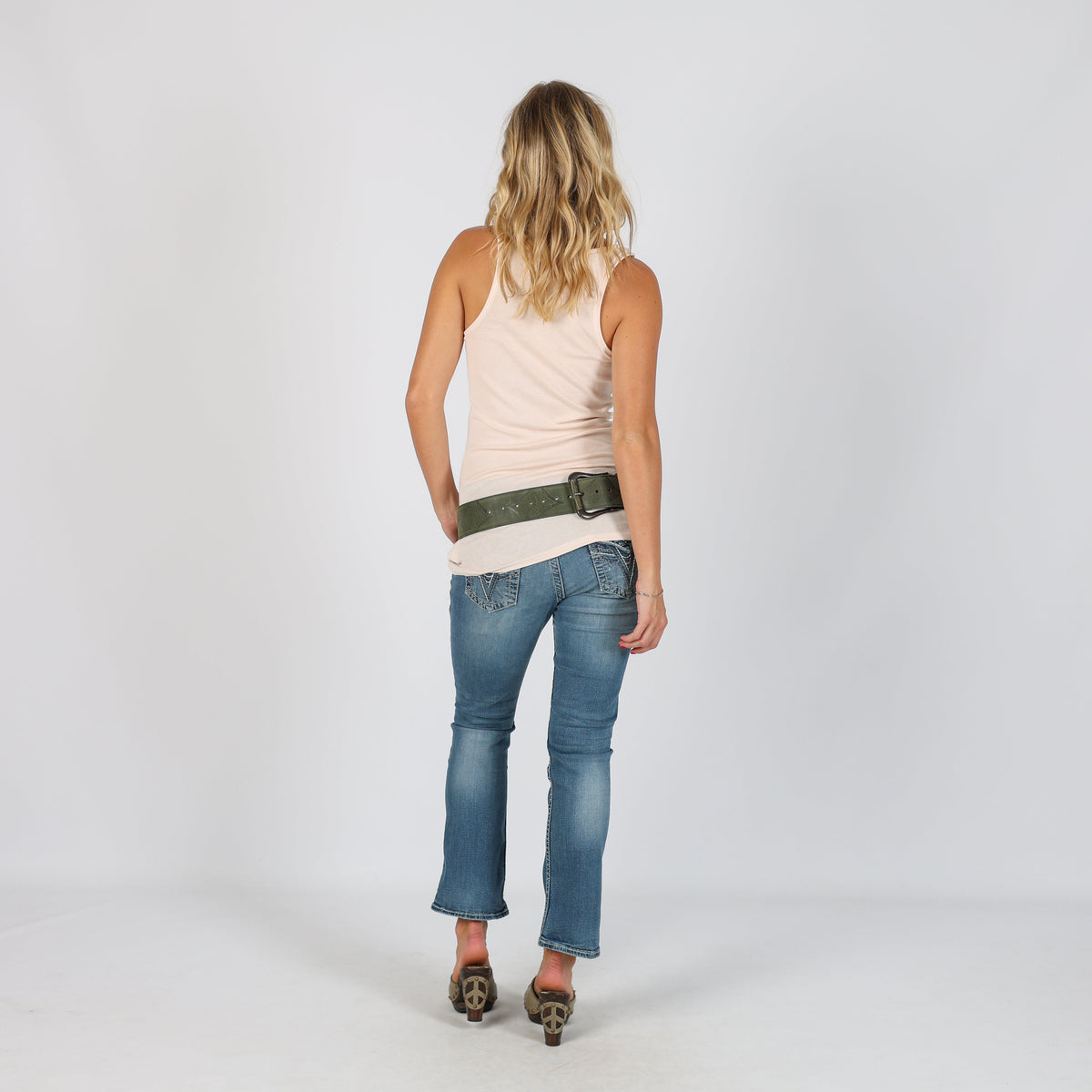 Blue Y2K Straight Jeans (XS)