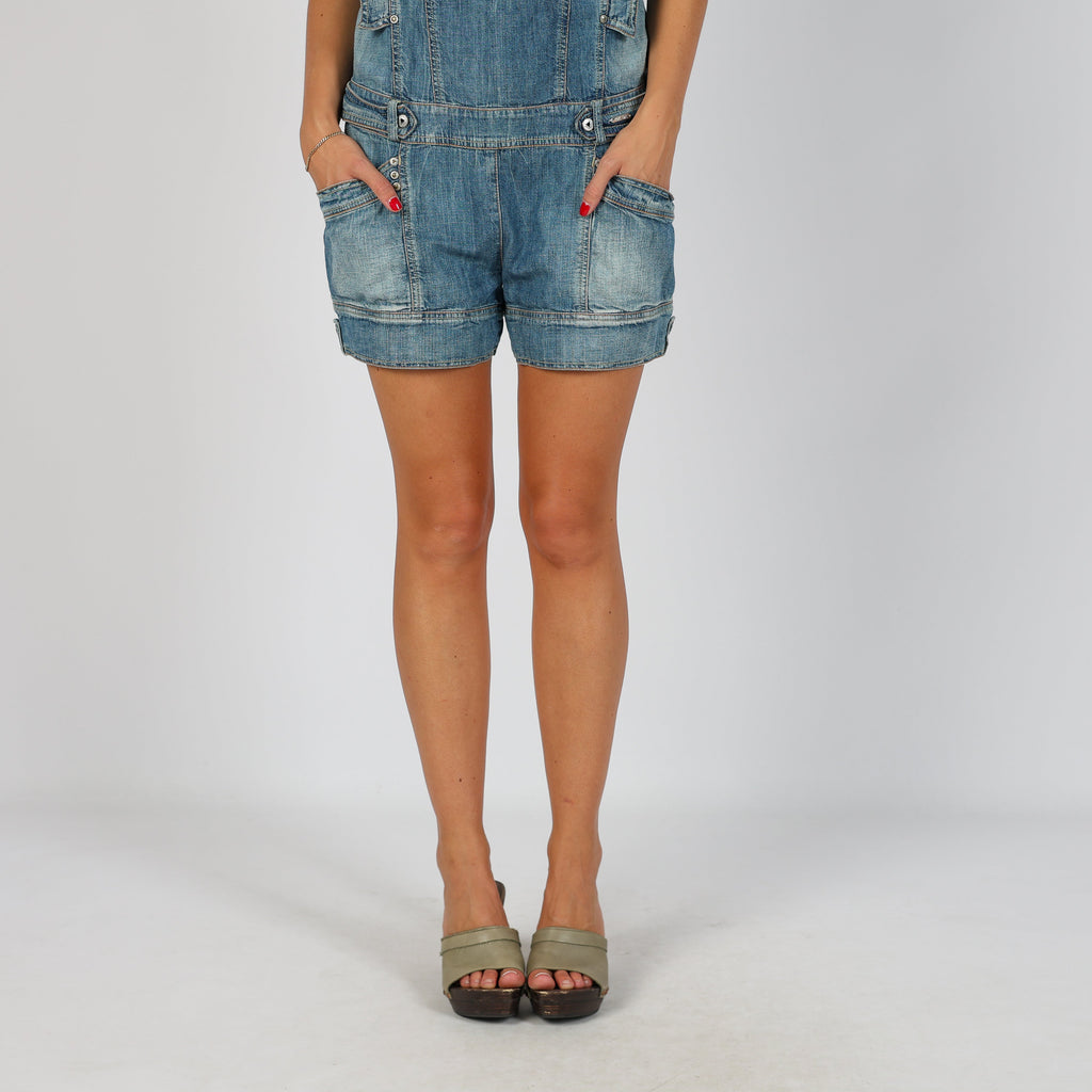 Blue Y2K Take.Two Denim Jumpsuit (S)