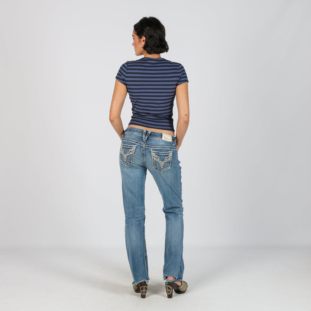 Blue Y2K Vigoss Bootcut Jeans (M)