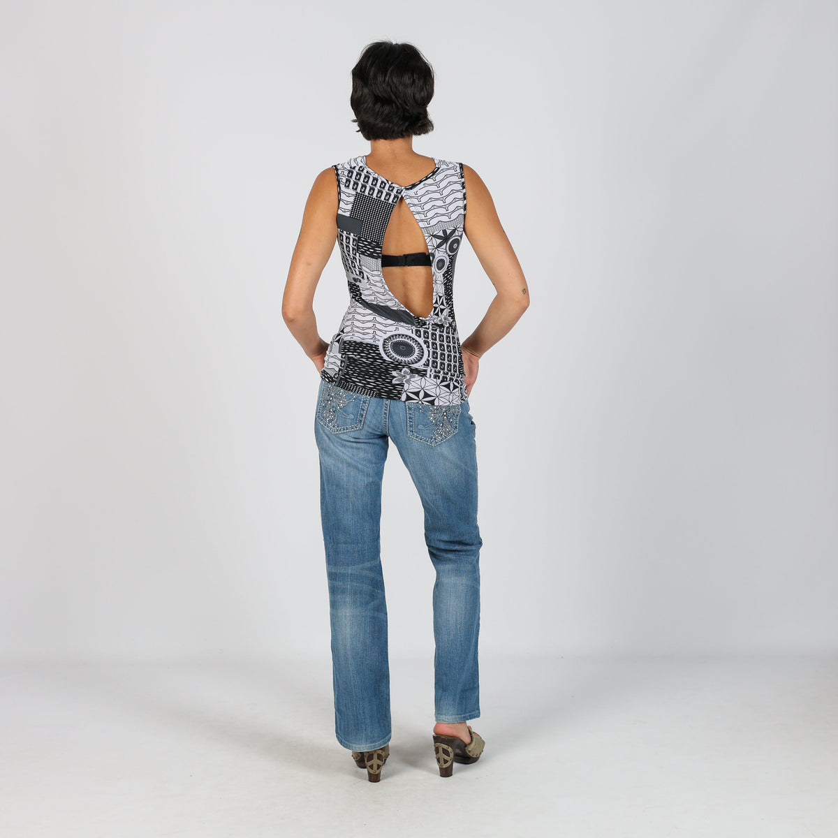 Blue Y2K Wrangler Bootcut Jeans (M)