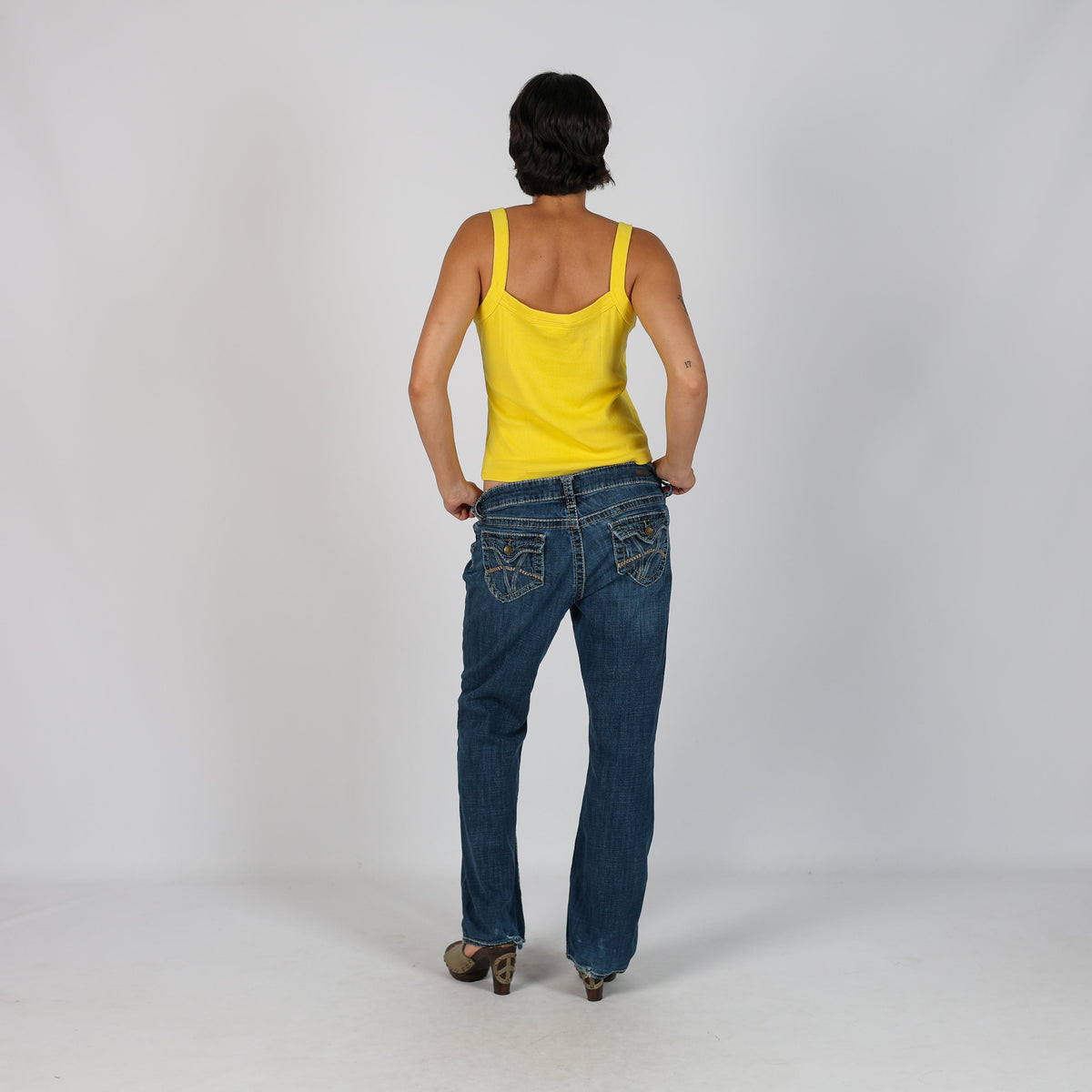 Blue Y2K Straight Jeans (M)