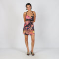 Multicoloured Y2K Eurofia Woven Mini Dress (XS)