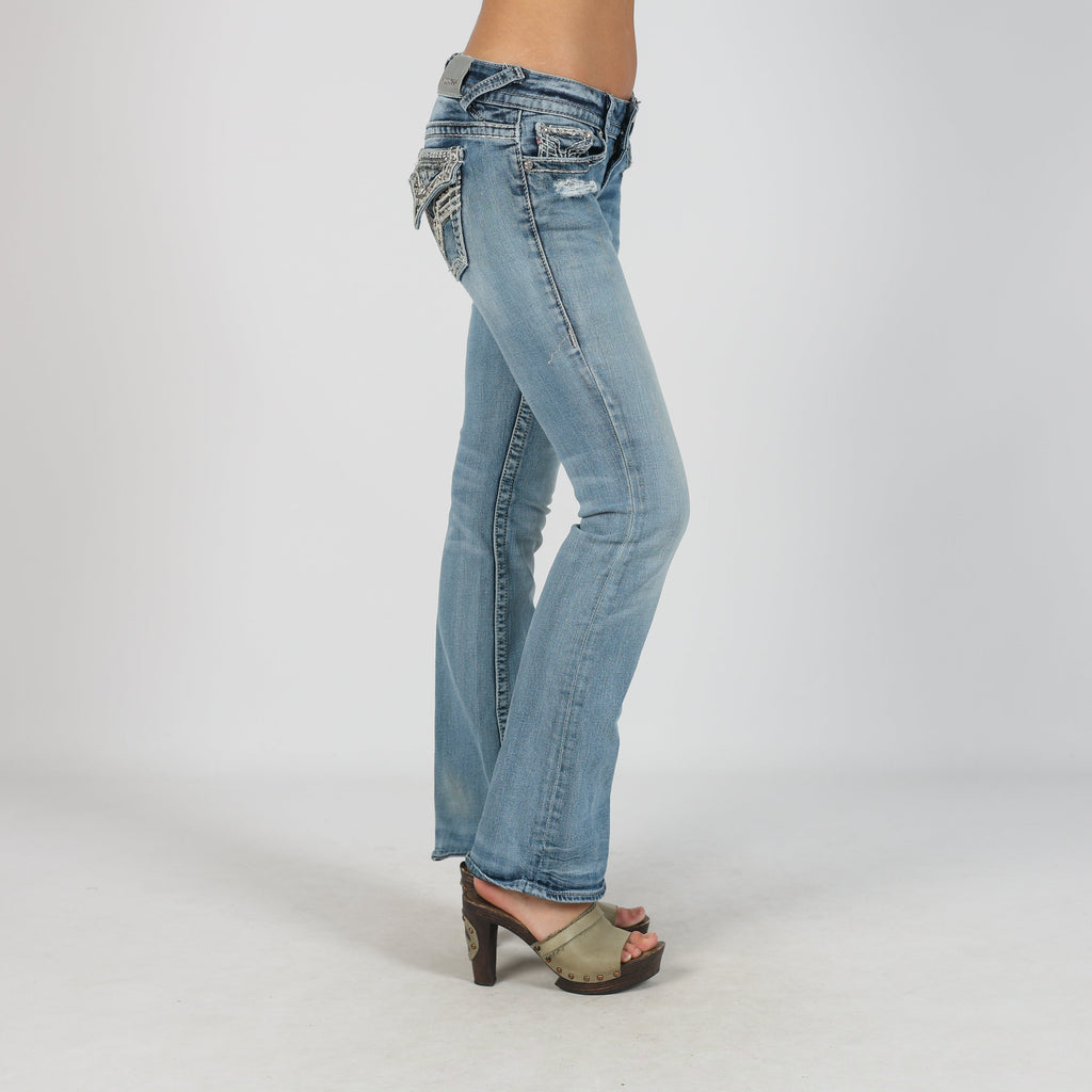 Blue Y2K Vigoss Bootcut Jeans (M)
