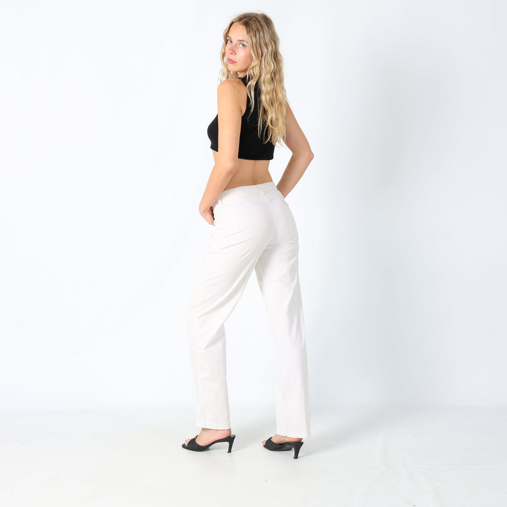 Ivory 90s C.P Company Woven Trousers (10)