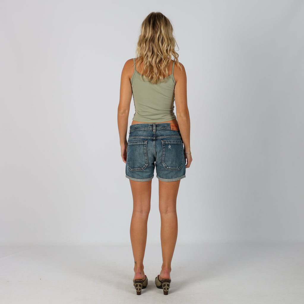 Blue Y2K Denim Shorts (M)