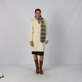 Cream Y2K Made in Italy Trench Coat (M)