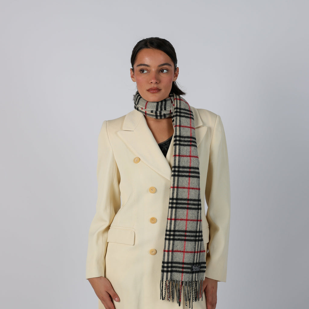 Cream Y2K Made in Italy Trench Coat (M)