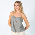 Grey 90s Annick Cami Semi Sheer (M)