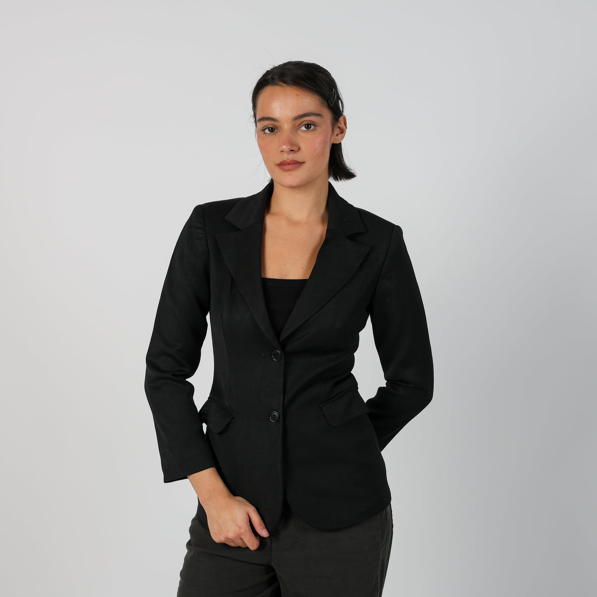 Black Y2K Sisley Blazer (S)