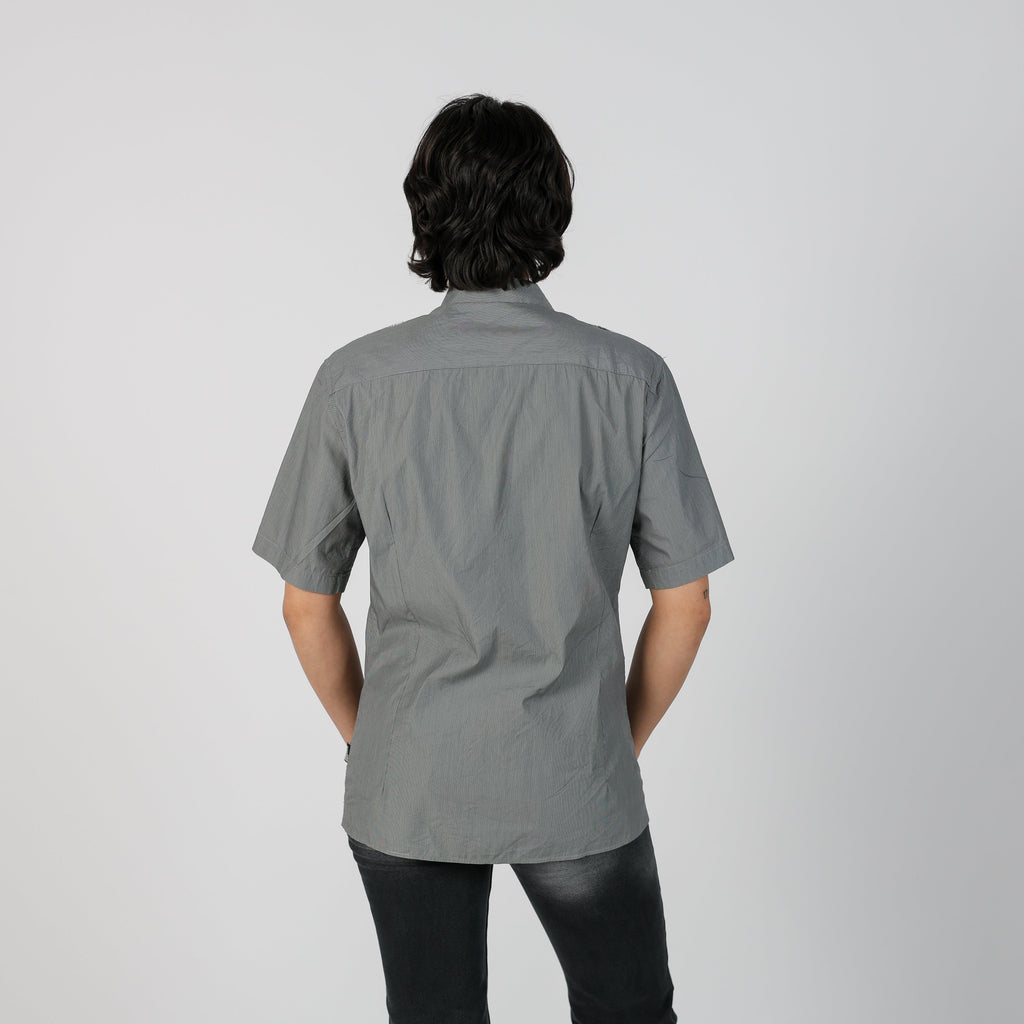Grey Y2K Moschino Shirt (M)