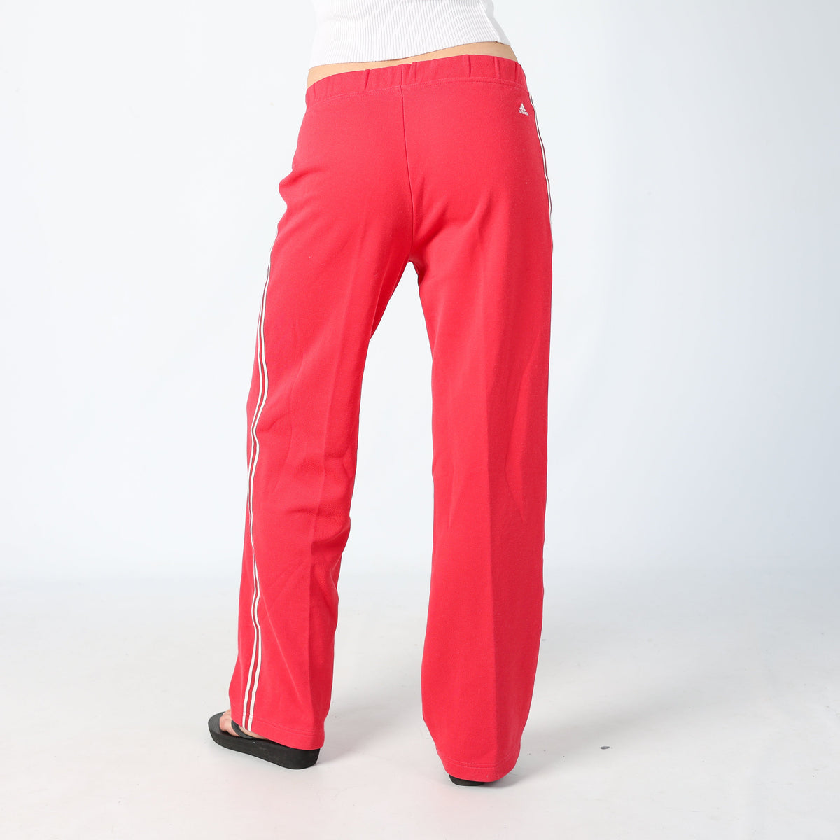 Red Y2K Adidas Track Pants (10)