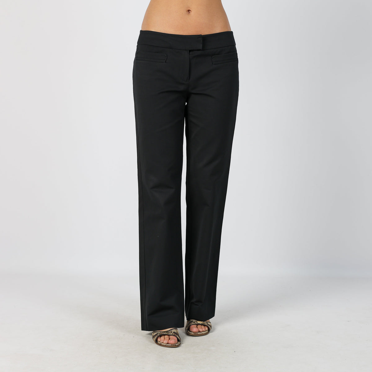 Black Y2K Max&Co. Formal Trousers (10)