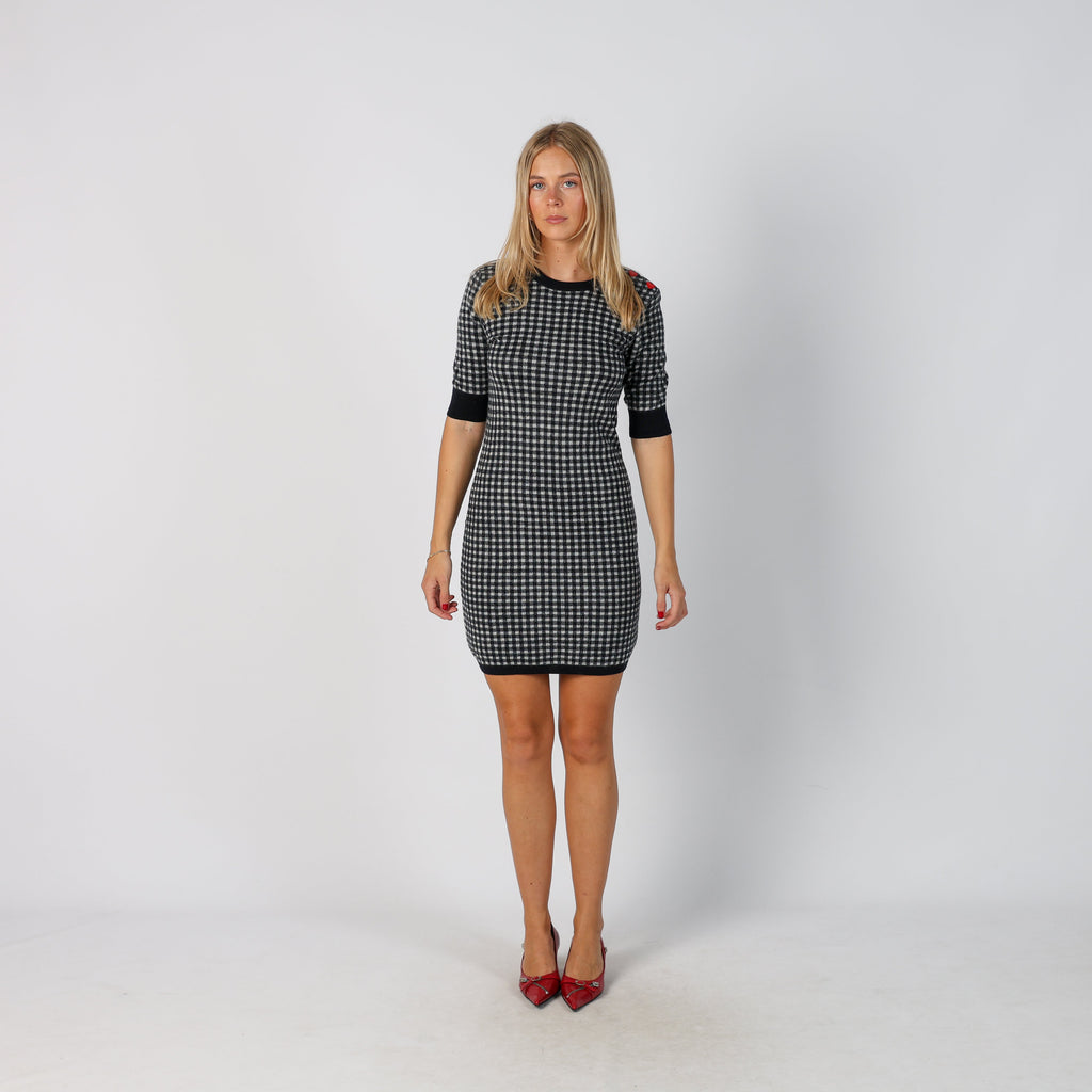 Blue Y2K Moschino Woven Mini Dress (S)