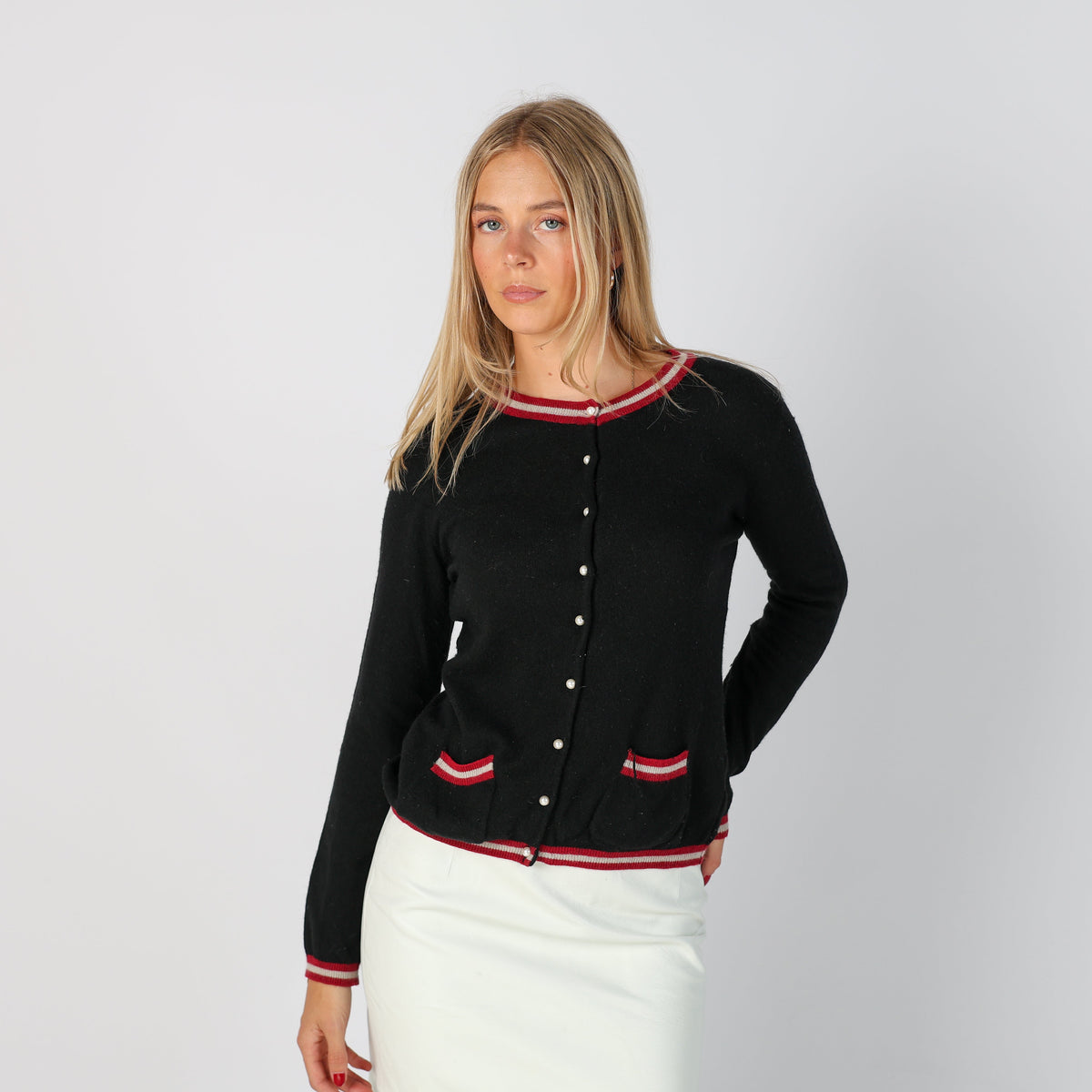 Black Y2K Moschino Cardigan (S)
