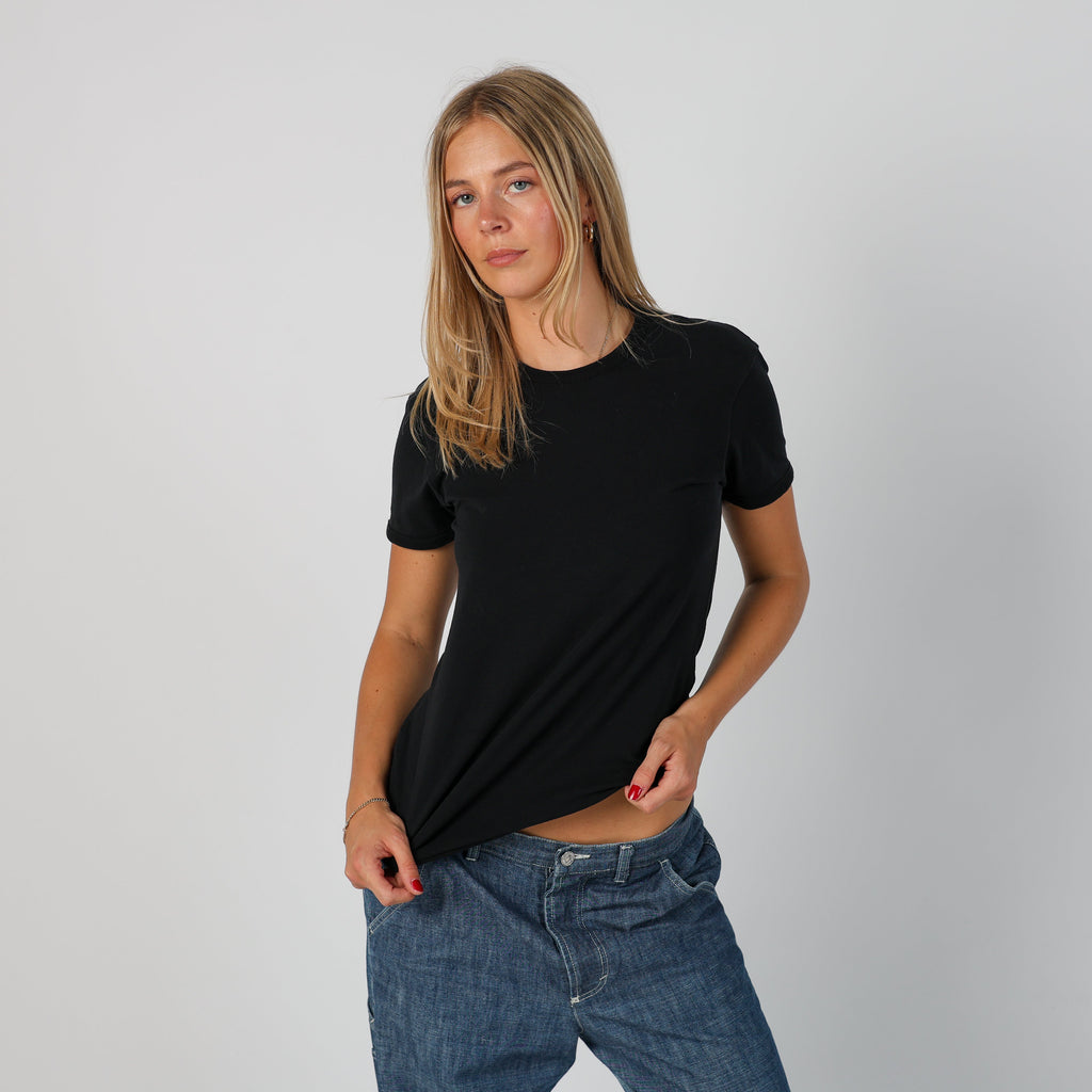 Black Y2K Moschino T-shirt (S)