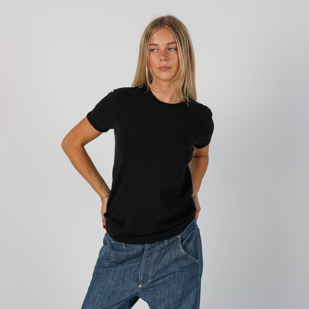 Black Y2K Moschino T-shirt (S)