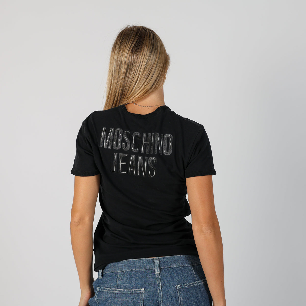 Black Y2K Moschino T-shirt (S)