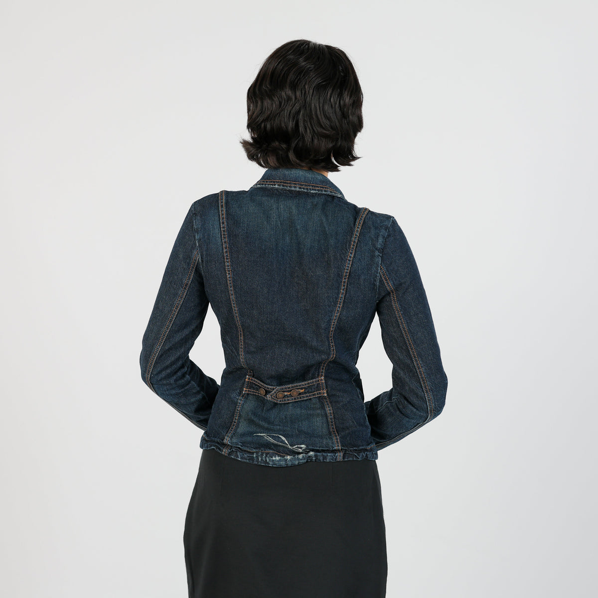 Blue Y2K Max&Co. Denim Jacket (S)
