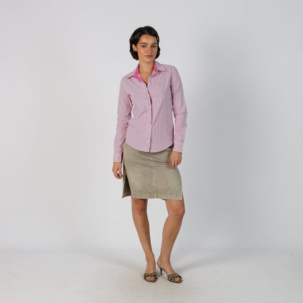 Beige Y2K Diesel Denim Midi Skirt (S)