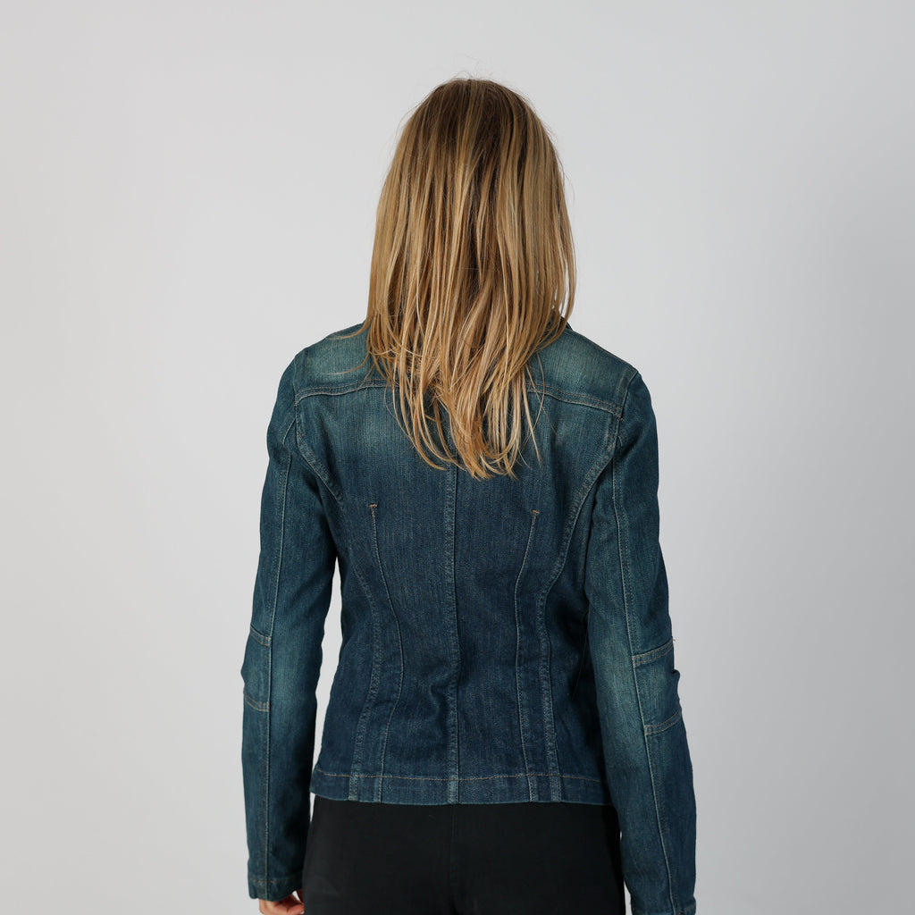 Blue Y2K Sisley Denim Jacket (S)