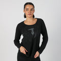 Black Y2K Trussardi Long Sleeve Top (M)