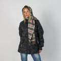 Black Y2K Armani Jeans Puffer Jacket (L)