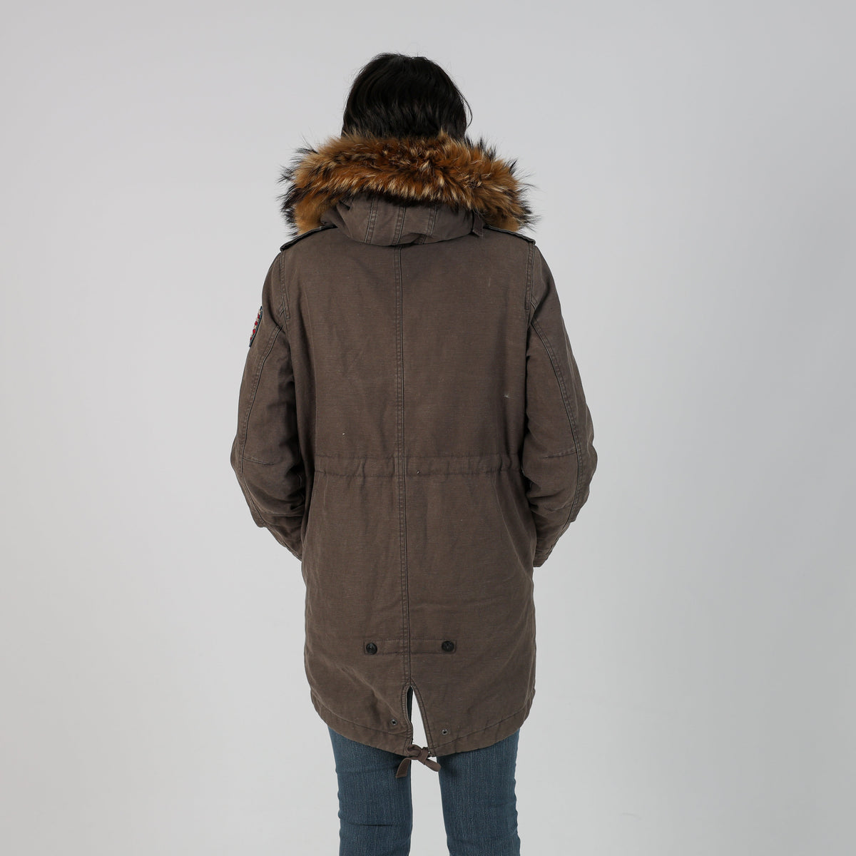 Brown Y2K True Religion Coat (M)
