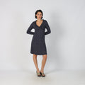 Blue Y2K Marlboro Classics Woven Midi Dress (M)