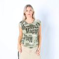 Light Green Y2K Made in Italy T-shirt (M)