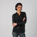 Black Y2K Diesel Shirt Semi-sheer (S)