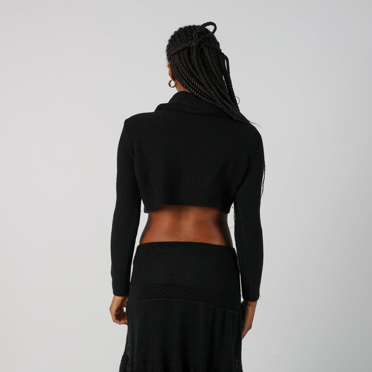 Black Y2K Max&Co. Knitted Jumper (S)