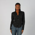 Black Y2K Diesel Long Sleeve Top (S)