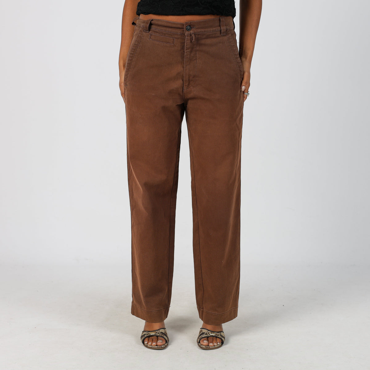 Brown Y2K Guess Cargo Pants (S)