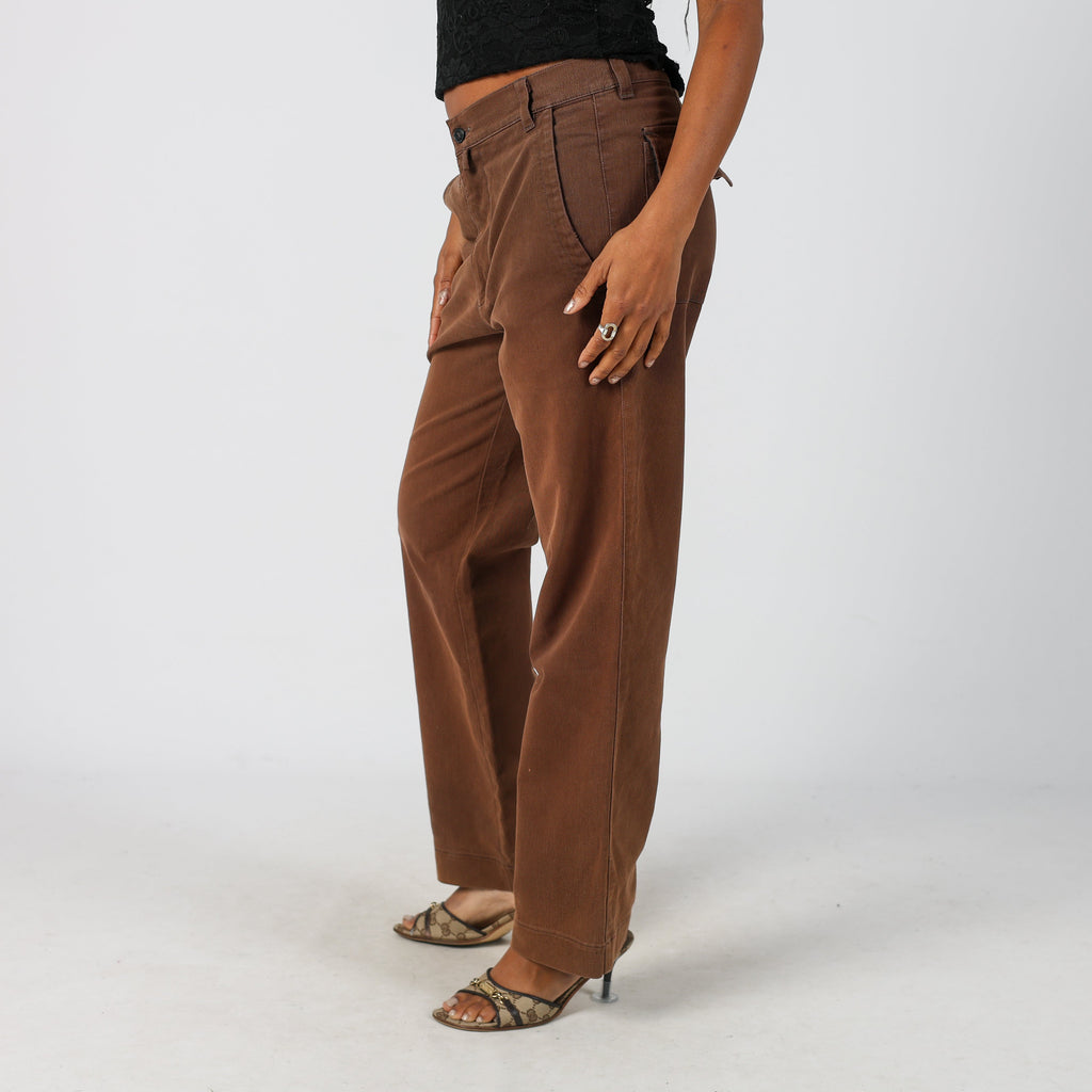 Brown Y2K Guess Cargo Pants (S)