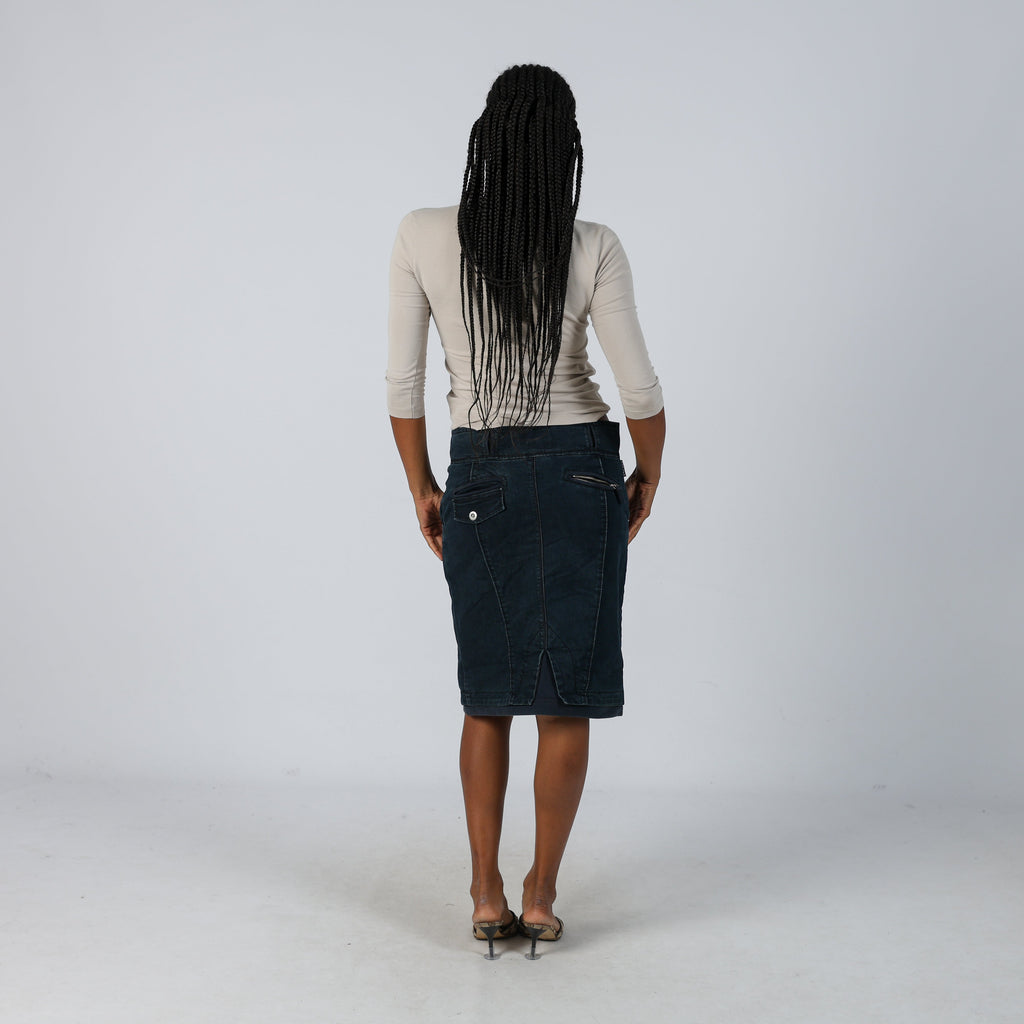 Blue 90s Max&Co. Denim Mini Skirt (10)