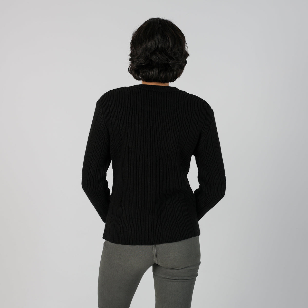 Black Y2K Diesel Knitted Jumper (S)