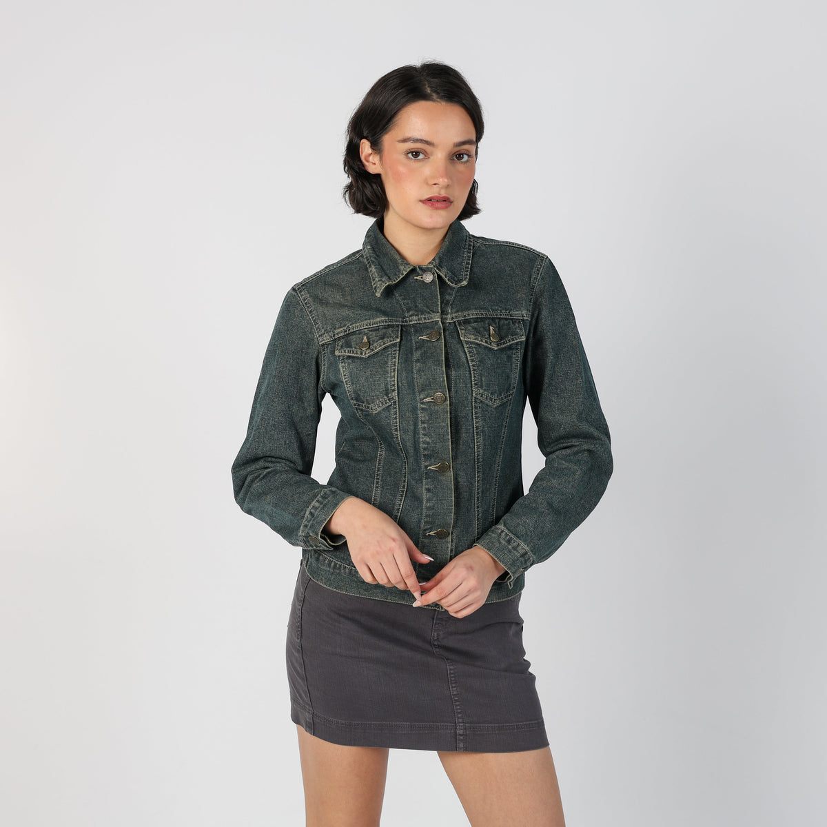 Blue Y2K PHARD Denim Jacket (S)