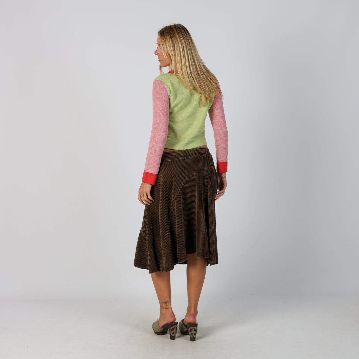 Brown Y2K Diesel Cord Skirt (M)