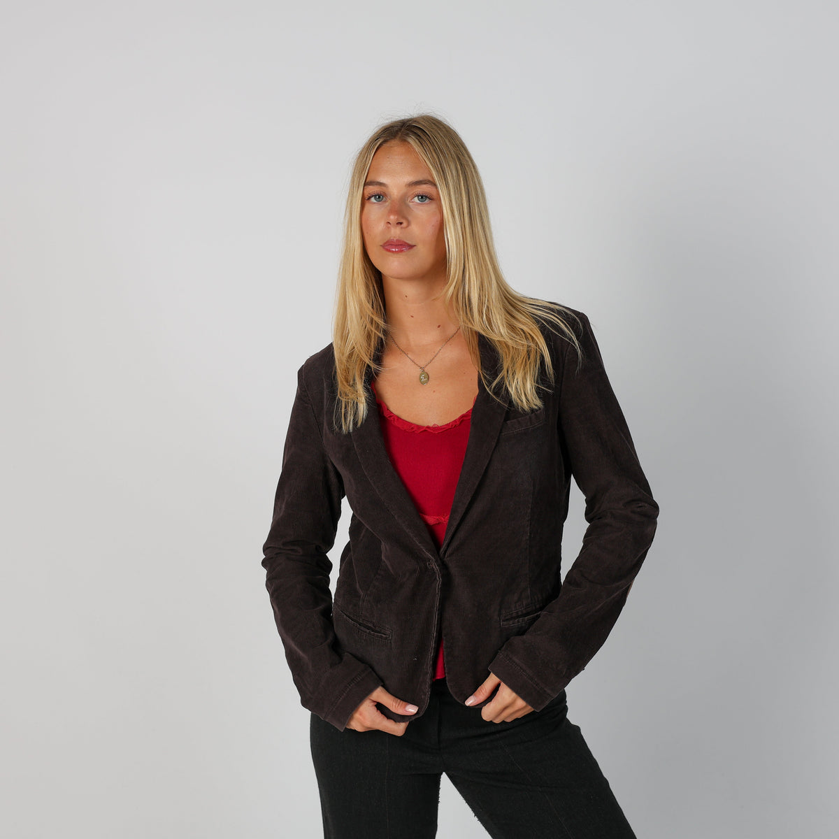 Brown Y2K Guess Blazer (S)