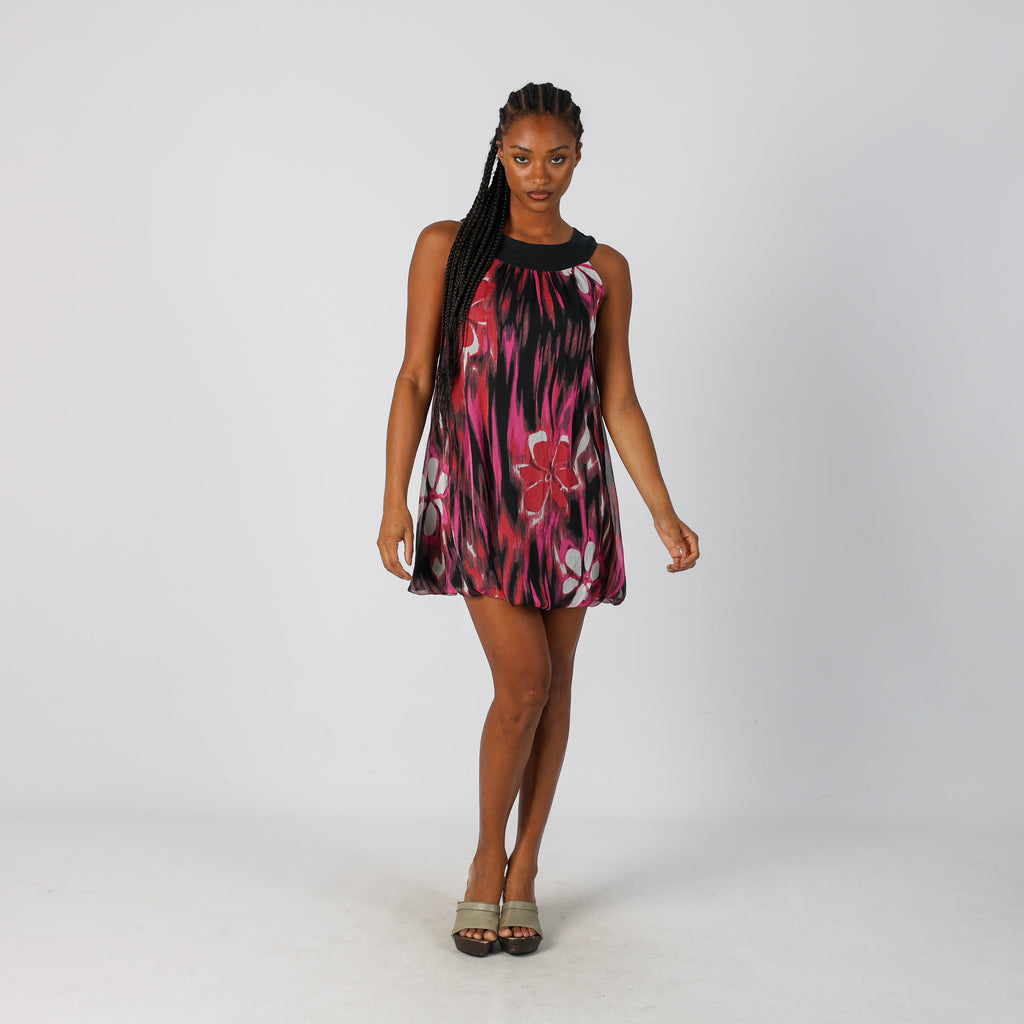 Black Y2K ces Astuces Astu Woven Mini Dress (S)