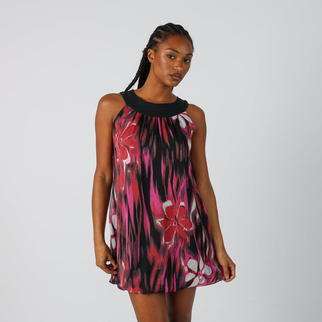 Black Y2K ces Astuces Astu Woven Mini Dress (S)